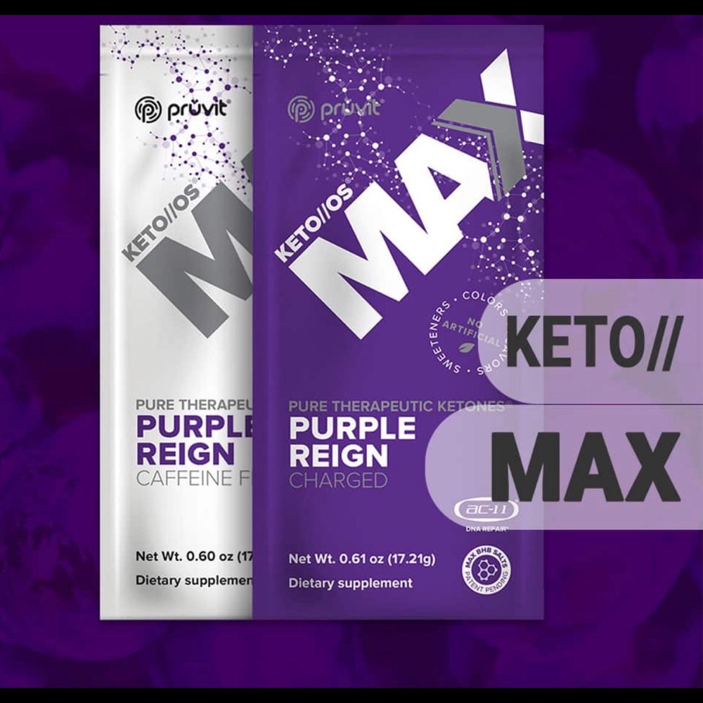 Keto Max (5) Purple Reign Grape Flavor Charged